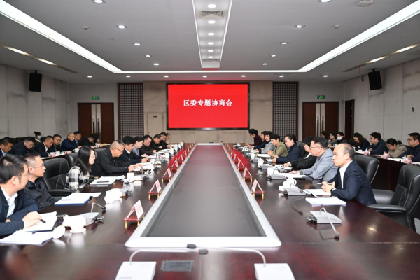 孫志龍主持召開區委專題協商會